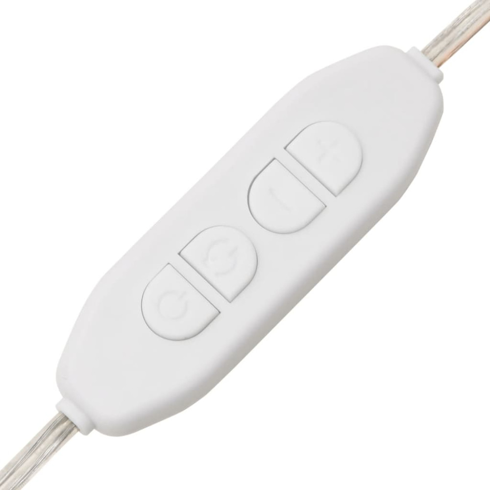 Produktbild för Sminkbord med LED svart 74,5x40x141 cm