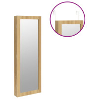 Produktbild för Spegelskåp väggmonterat 37,5x10x106 cm
