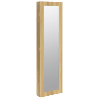 Produktbild för Spegelskåp väggmonterat 30x8,5x106 cm