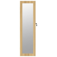 Produktbild för Spegelskåp väggmonterat 30x8,5x106 cm