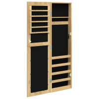 Produktbild för Spegelskåp väggmonterat 30x8,5x106 cm
