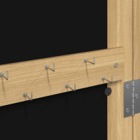 Produktbild för Spegelskåp väggmonterat 30x8,5x106 cm