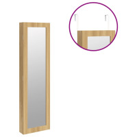 Produktbild för Spegelskåp väggmonterat 30x8,5x106 cm