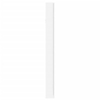 Miniatyr av produktbild för Spegelskåp vit väggmonterat 37,5x10x106 cm