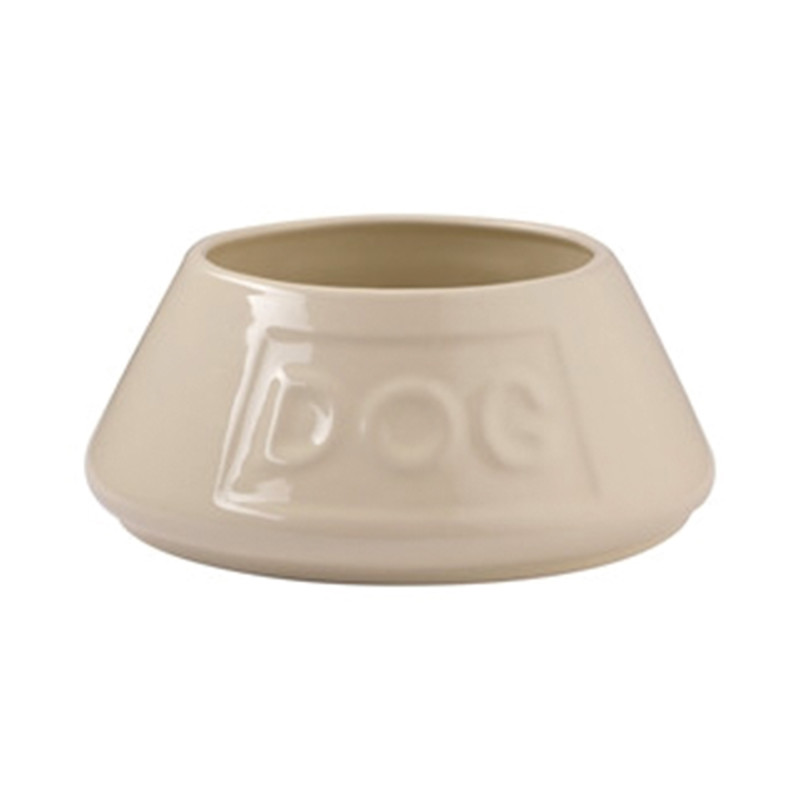 Produktbild för Keramikskål Creme Dog Spaniel 1,6 l MC 21x8,5 cm