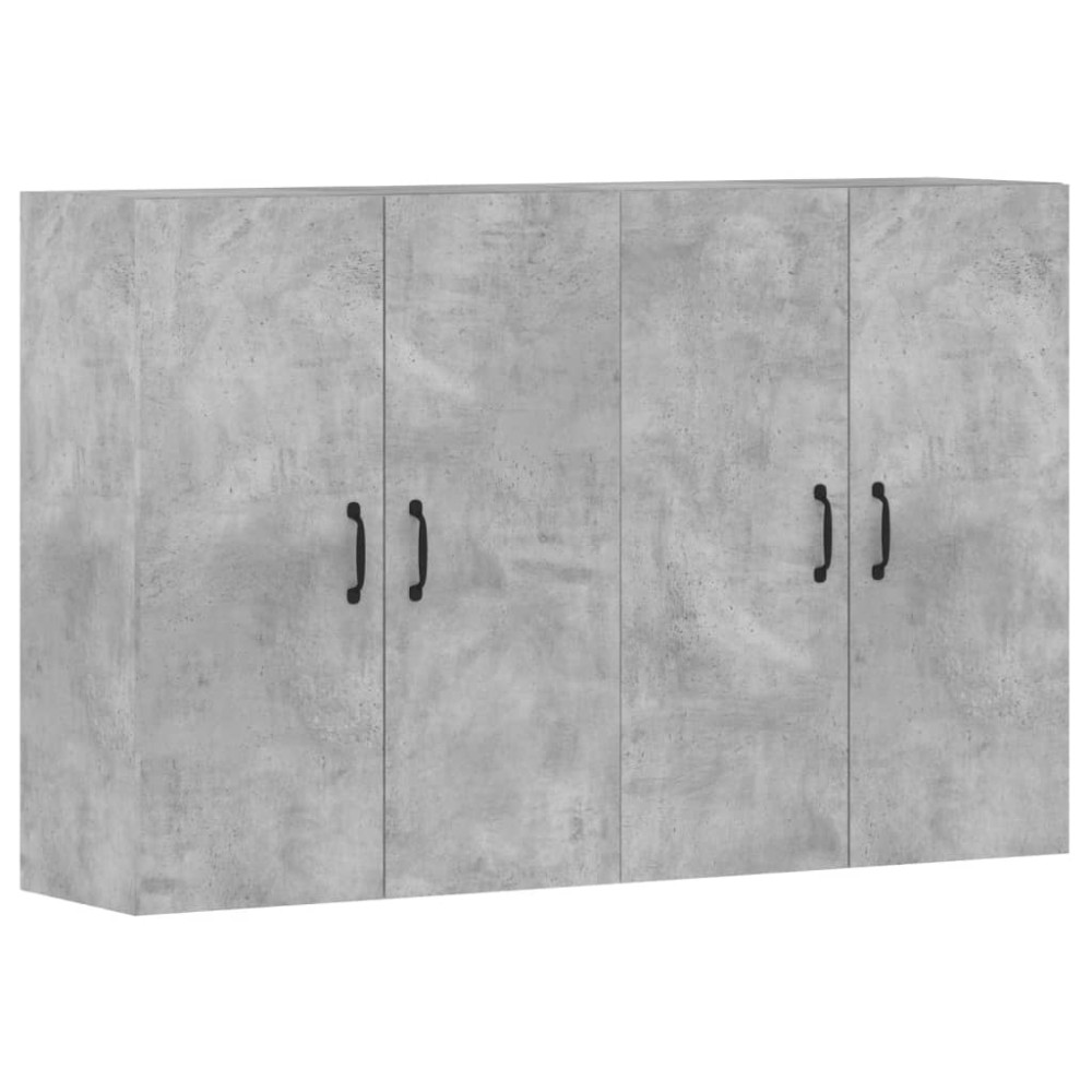 Veggskap Betonggrå 68X30X20 Cm Konstruert Tre main image 1