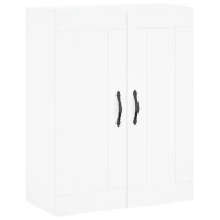 Produktbild för Väggskåp vit 69,5x34x90 cm konstruerat trä