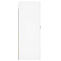 Produktbild för Väggskåp vit 69,5x34x90 cm konstruerat trä