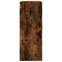 Produktbild för Väggskåp 2 st rökfärgad ek 69,5x34x90 cm