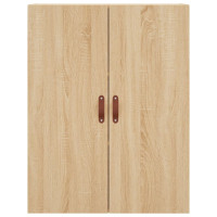 Produktbild för Väggskåp 2 st sonoma-ek 69,5x34x90 cm