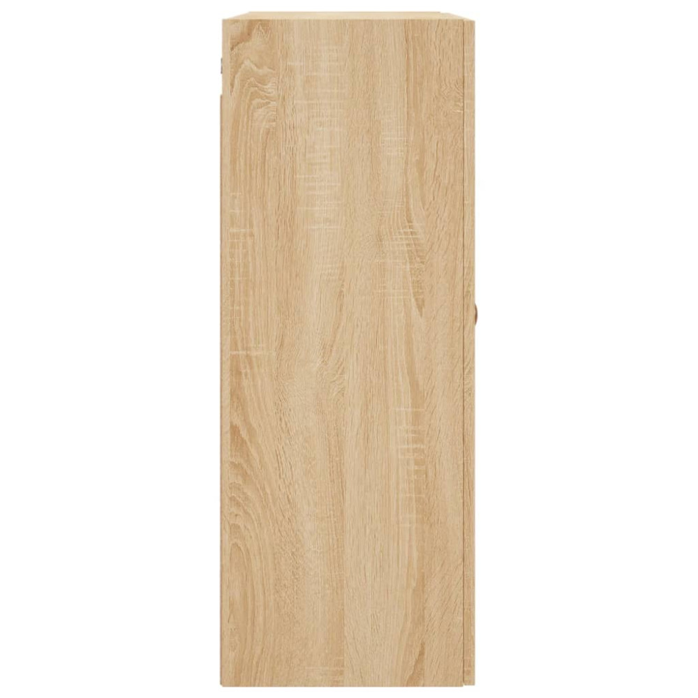 Produktbild för Väggskåp 2 st sonoma-ek 69,5x34x90 cm