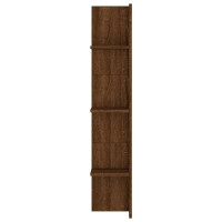 Produktbild för Tv-hylla brun ek 152x22x113 cm konstruerat trä