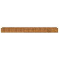 Produktbild för Upphöjd trädgårdsbädd 482x50x36 cm cortenstål