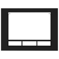 Produktbild för Tv-skåp svart 152x22x113 cm konstruerat trä