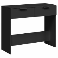 Miniatyr av produktbild för Konsolbord svart 90x36x75 cm konstruerat trä