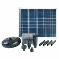 Miniatyr av produktbild för Ubbink SolarMax 2500 set med solpanel, pump och batteri