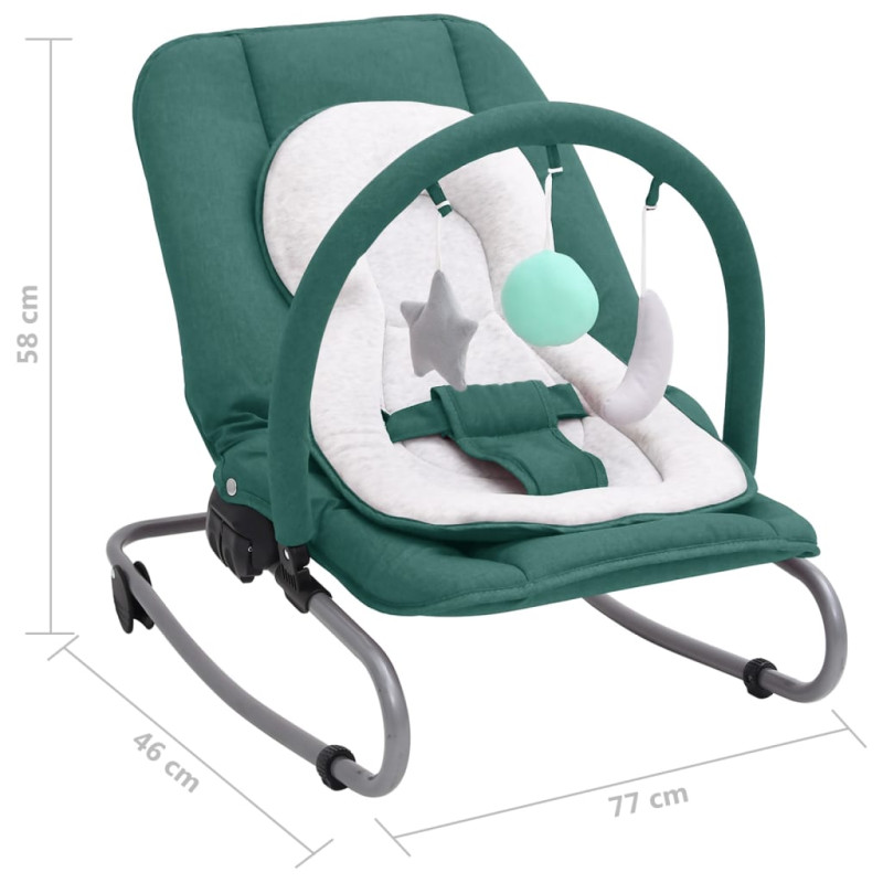 Produktbild för Babysitter grön stål