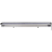 Produktbild för Rektangulärt Vattenfall Poolfontän med LEDs i rostfritt stål 90 cm