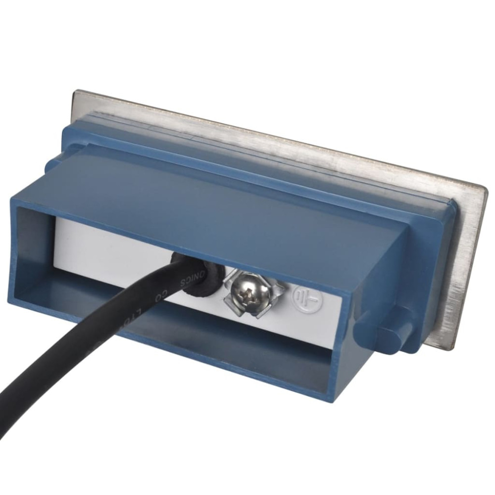 Produktbild för Inbyggd LED-trappbelysning 2 st 44x111x56 mm