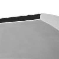 Produktbild för Poolfontän rostfritt stål 64x30x52 cm silver