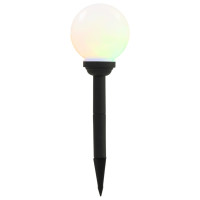 Produktbild för Sollampa LED set 4 st sfäriska 15 cm RGB