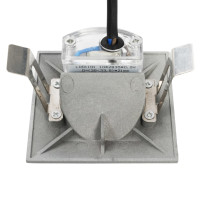 Produktbild för Utomhusvägglampa LED 6 st 2 W silver fyrkantig