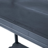 Produktbild för Förvaringshyllor 5 st svart 60x30x138 cm plast