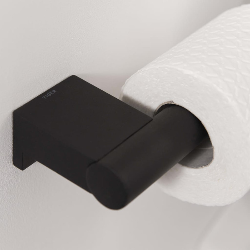Produktbild för Tiger Toalettpappershållare Bold matt svart