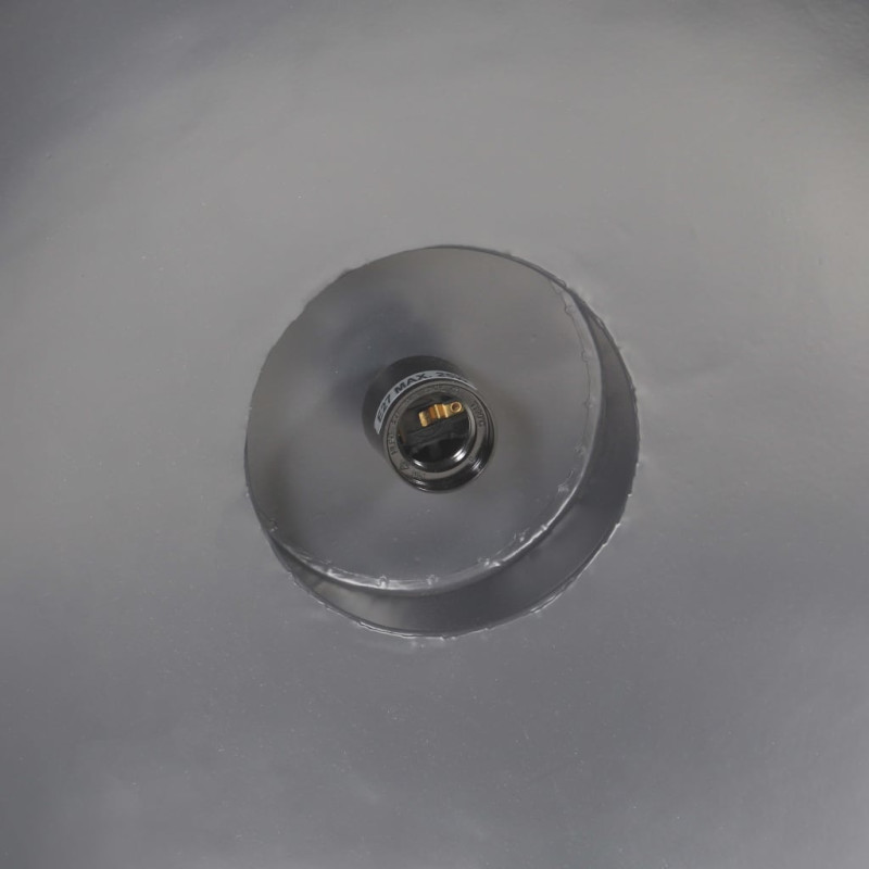 Produktbild för Hänglampa industriell 32 cm grå E27