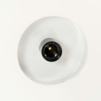 Produktbild för Hänglampa industriell 32 cm vit E27