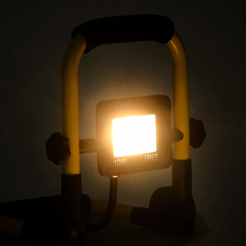 Produktbild för Strålkastare med handtag 10 W LED