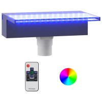 Produktbild för Vattenfall med RGB LED akryl 30 cm
