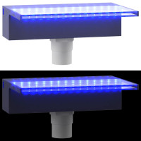 Produktbild för Vattenfall med RGB LED akryl 30 cm