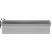 Produktbild för Vattenfall med RGB LED rostfritt stål 30 cm