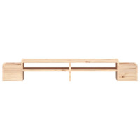 Produktbild för Skärmställ 100x27,5x15 cm massiv furu