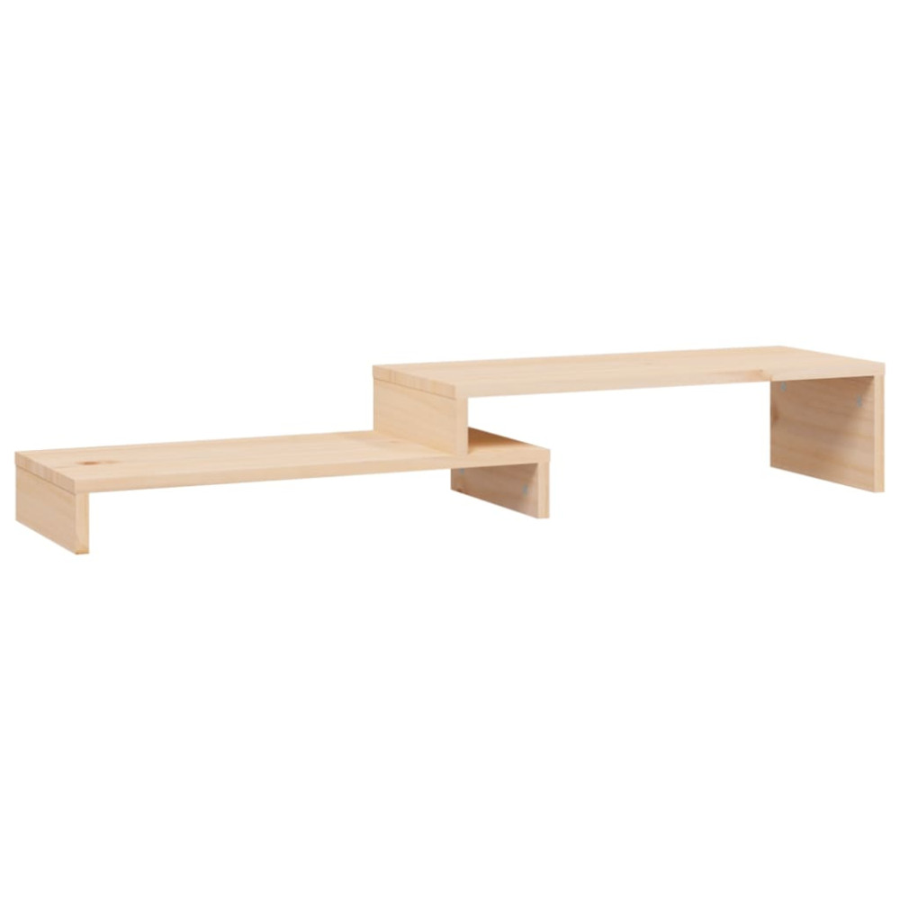 Produktbild för Skärmställ (52-101)x22x14 cm massiv furu