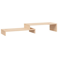 Produktbild för Skärmställ (52-101)x22x14 cm massiv furu