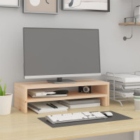 Produktbild för Skärmställ (52-101)x22x14 cm massiv furu