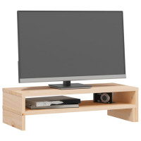 Produktbild för Skärmställ (52-101)x22x14 cm massiv furu