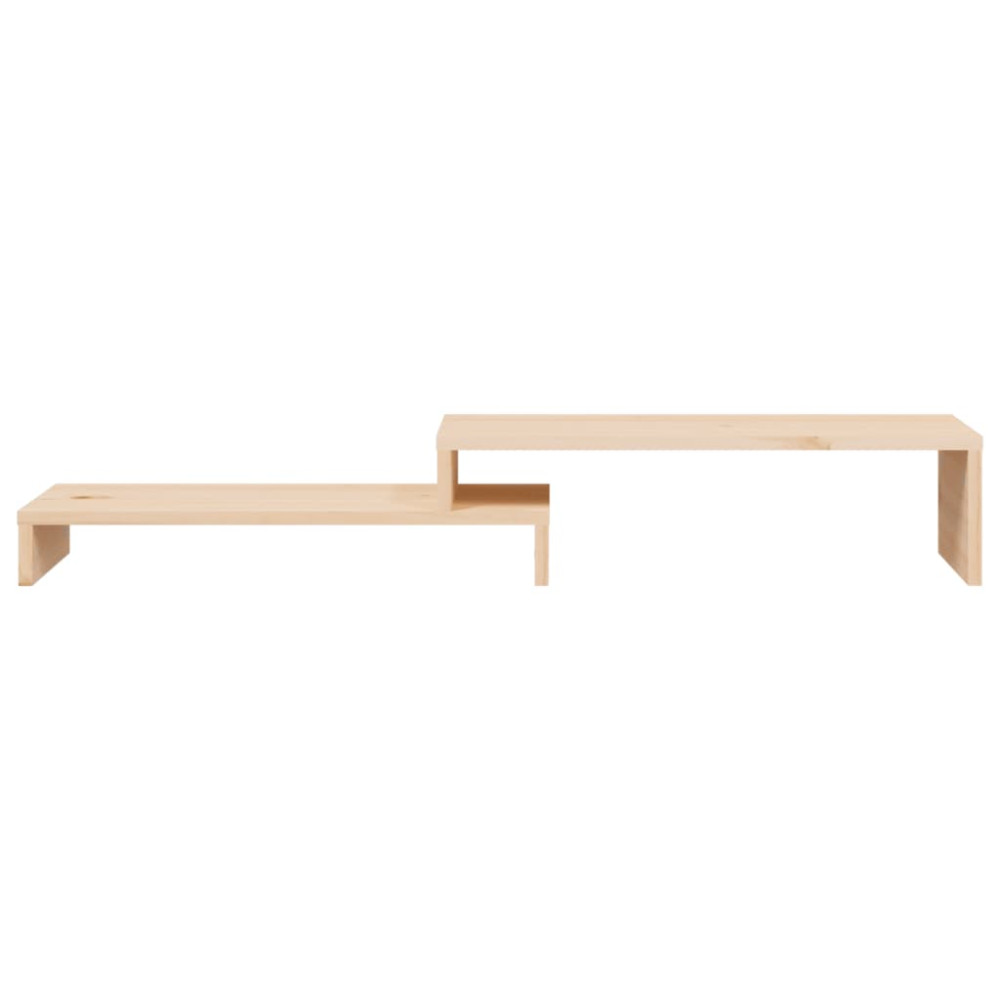 Produktbild för Skärmställ (52-101)x22x14 cm massiv furu