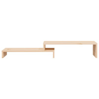 Produktbild för Skärmställ (52-101)x22x14 cm massiv furu