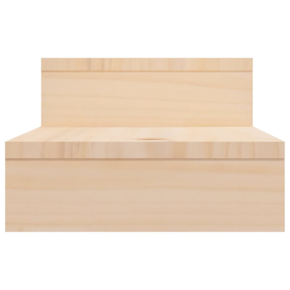 Produktbild för Skärmställ (52-101)x22x14 cm massiv furu