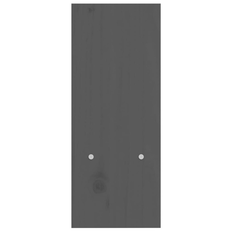 Produktbild för Skärmställ grå (39-72)x17x43 cm massiv furu