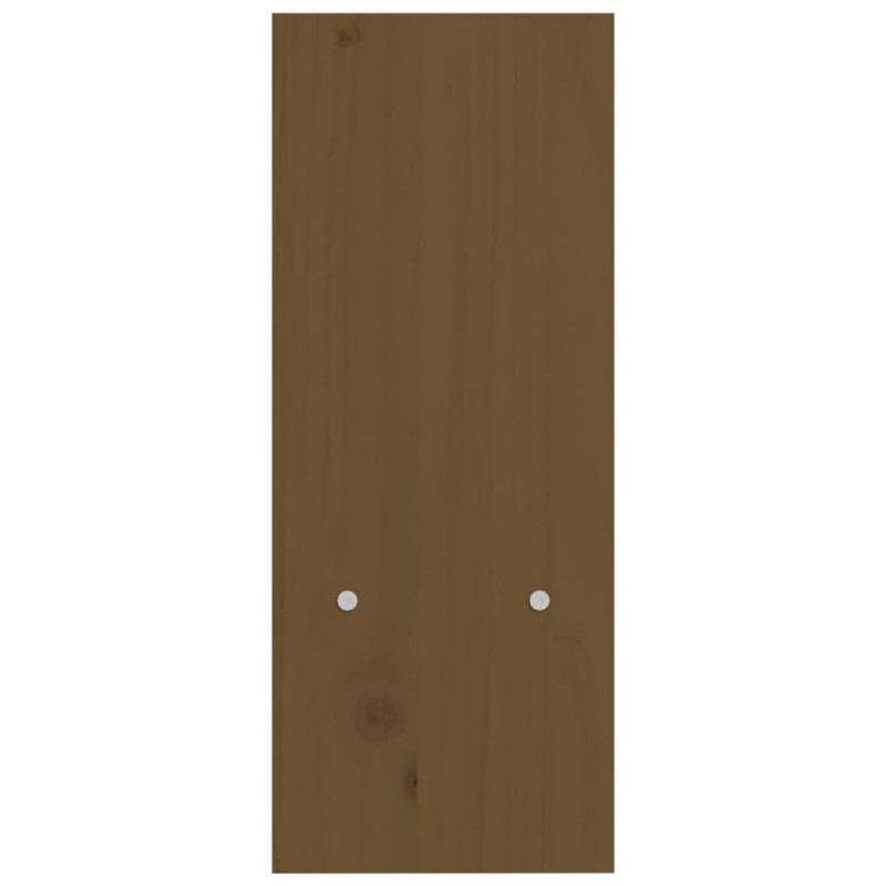 Produktbild för Skärmställ honungsbrun (39-72)x17x43 cm massiv furu
