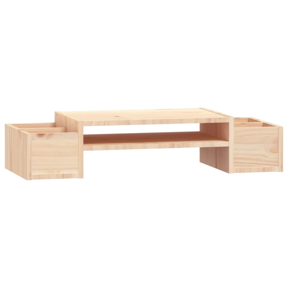 Produktbild för Skärmställ 70x27,5x15 cm massiv furu