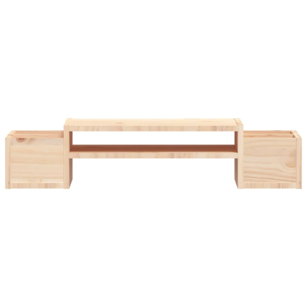 Produktbild för Skärmställ 70x27,5x15 cm massiv furu
