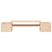Produktbild för Skärmställ 70x27,5x15 cm massiv furu