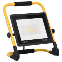 Produktbild för Strålkastare med handtag 100 W LED kallvit