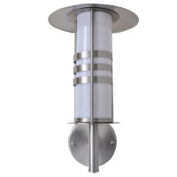 Produktbild för Vägglampa pagodformad E27 rostfritt stål