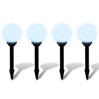 Miniatyr av produktbild för Utomhuslampor 4 st LED 15 cm med markspett